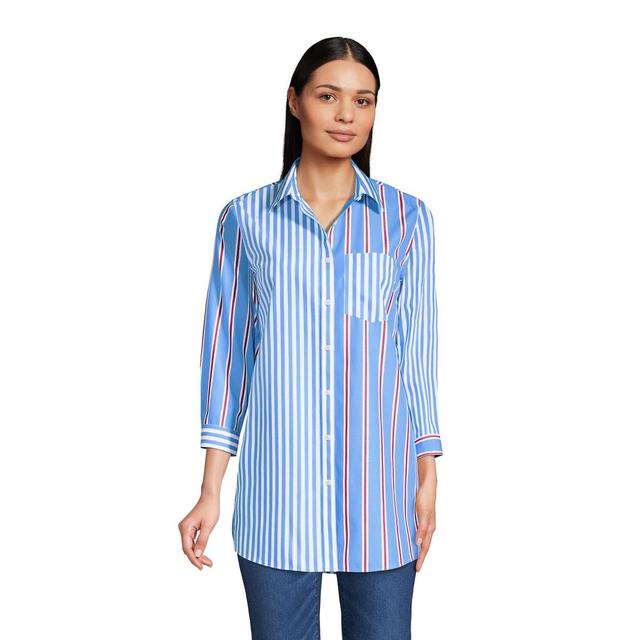 Womens Lands End No Iron Three Quarter Sleeve Tunic Product Image