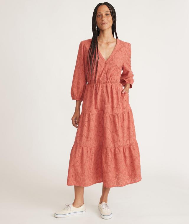 Eyelet Willow Midi Dress Product Image