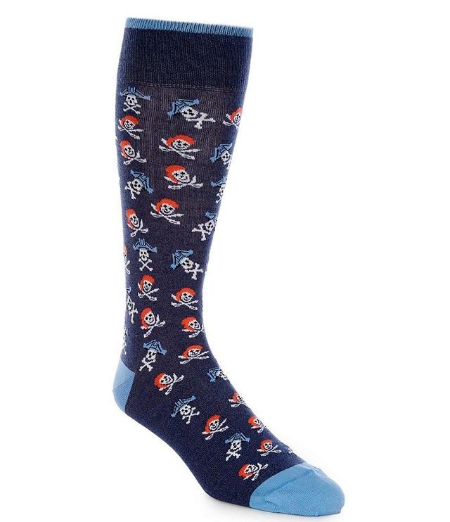 Johnston & Murphy Men's Pirate Skull Socks Product Image