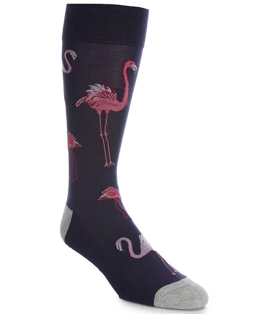 Tommy Bahama Let's Fla-mingle Crew Dress Socks Product Image