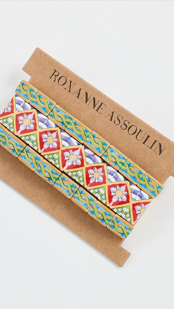 Roxanne Assoulin Textural Twisted Braid and Mixed Pattern Bracelet Set | Shopbop Product Image