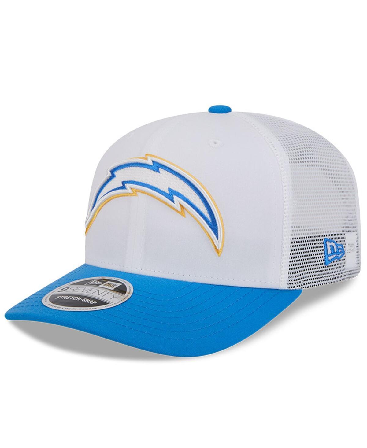 New Era Mens White Los Angeles Chargers 2024 Nfl Training Camp Throwback 9SEVENTY Trucker Hat - White Product Image