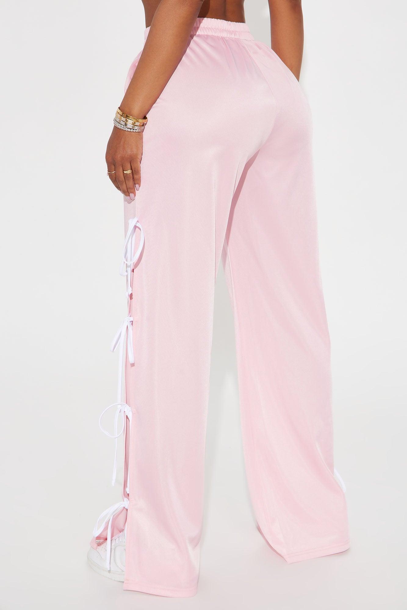 Pretty Behavior Tricot Pant - Pink Product Image