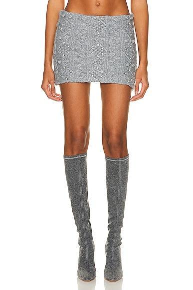 retrofete Brooke Skirt in Grey Product Image