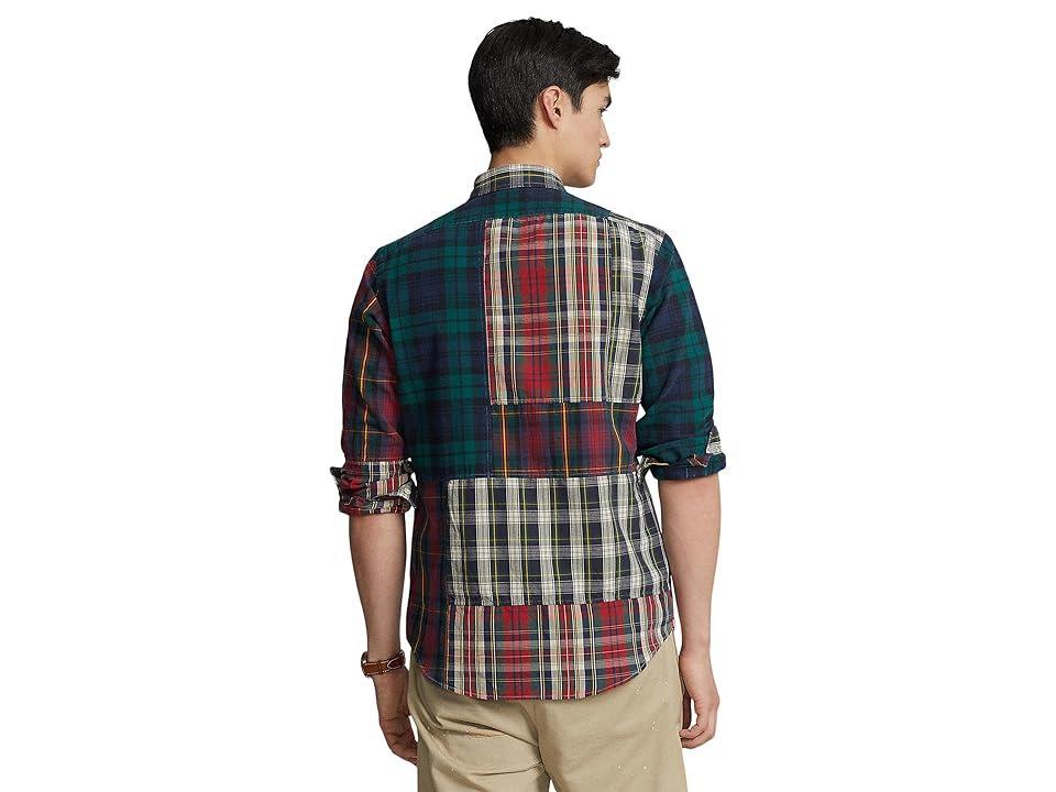 Polo Ralph Lauren Classic Fit Plaid Oxford Fun Shirt (6141 Funshirt) Men's Clothing Product Image