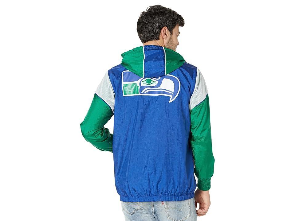 Mitchell & Ness NFL Highlight Reel Windbreaker Seahawks (Royal) Men's Clothing Product Image