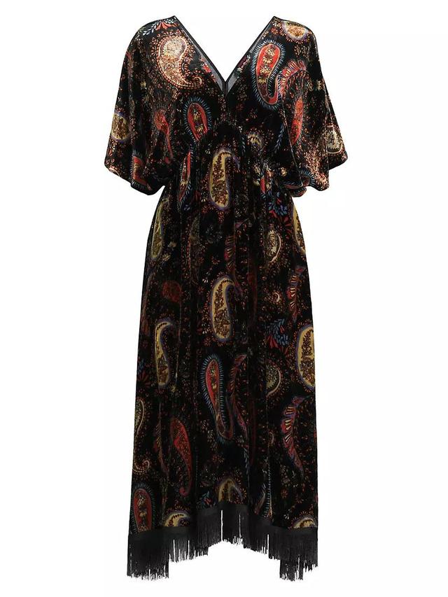 Nash Paisley Midi-Dress Product Image