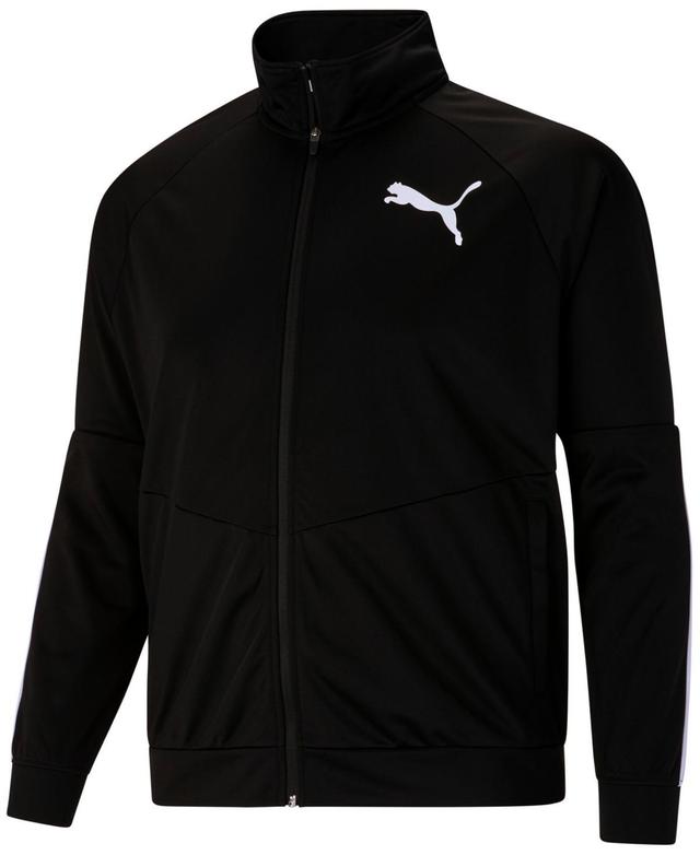 Puma Mens Contrast Logo Tricot Jacket 2.0 - Peacoat Product Image