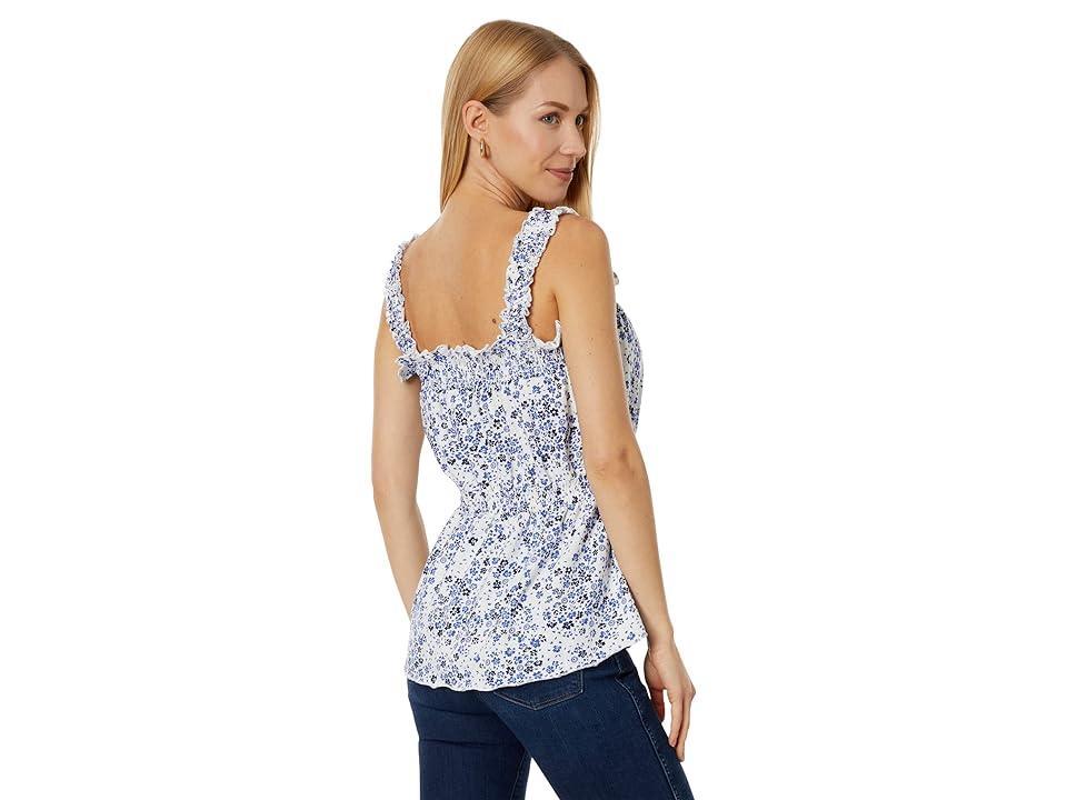 Wrangler Sleeveless Smocked Square Neck Women's Clothing Product Image