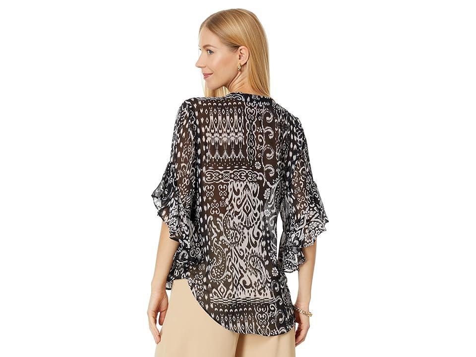 Vince Camuto Ruffle Sleeve Blouse Product Image