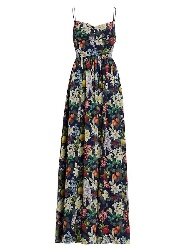 Womens Sienna Floral Chiffon Gown Product Image