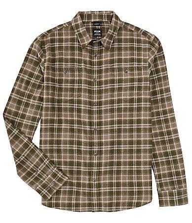 Prana Dolberg Flannel Shirt Slim Fit (Antique ) Men's Clothing Product Image