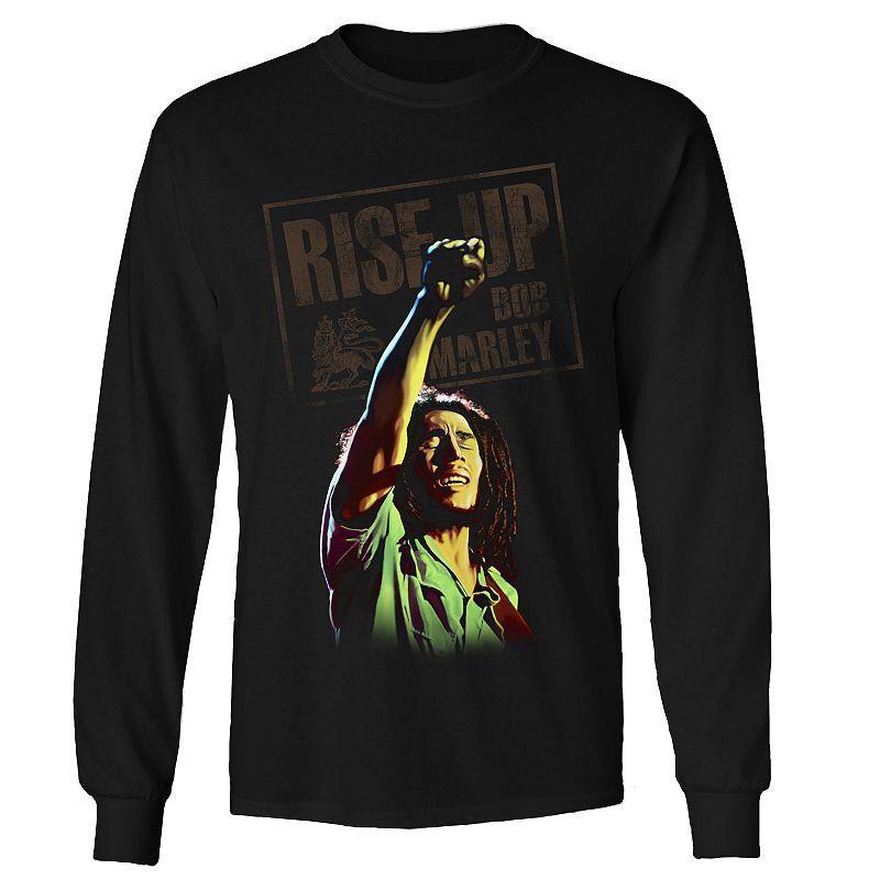 Mens Bob Marley Arms Up Long Sleeve Tee Product Image