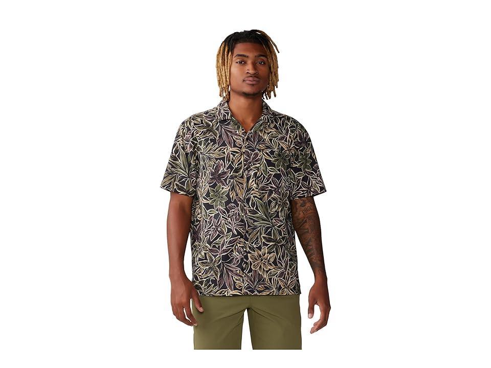 Mountain Hardwear Trail Sender Camp Shirt Floral Print) Men's Clothing Product Image