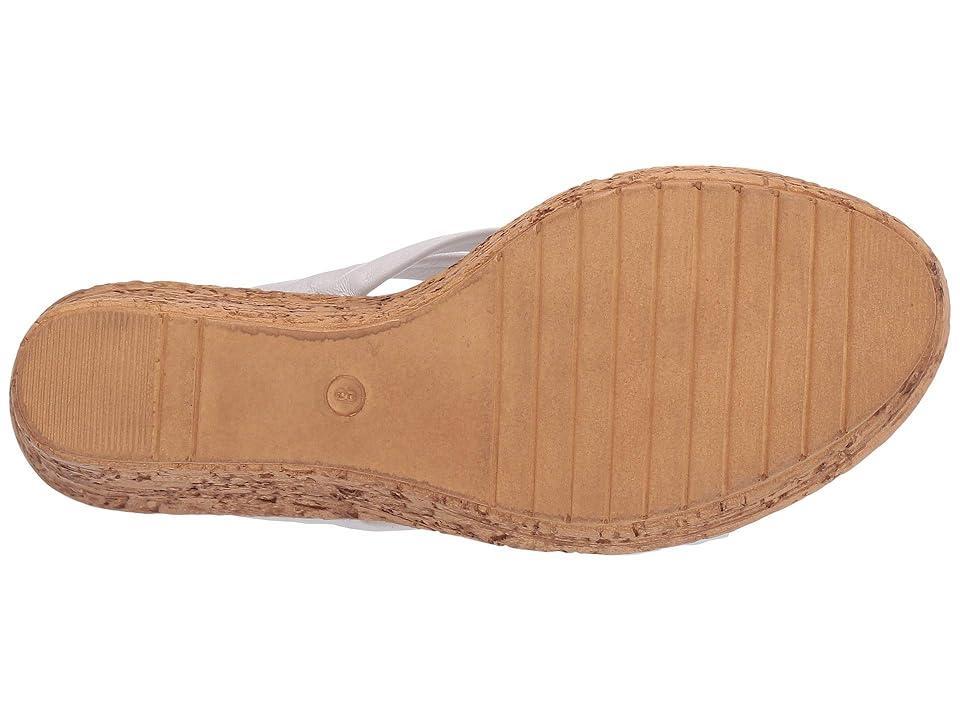 Onex Bethany Leather Wedge Slide Platform Sandals Product Image