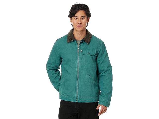 Levi's(r) Cotton Canvas Depot Jacket (Atlantis) Men's Jacket Product Image