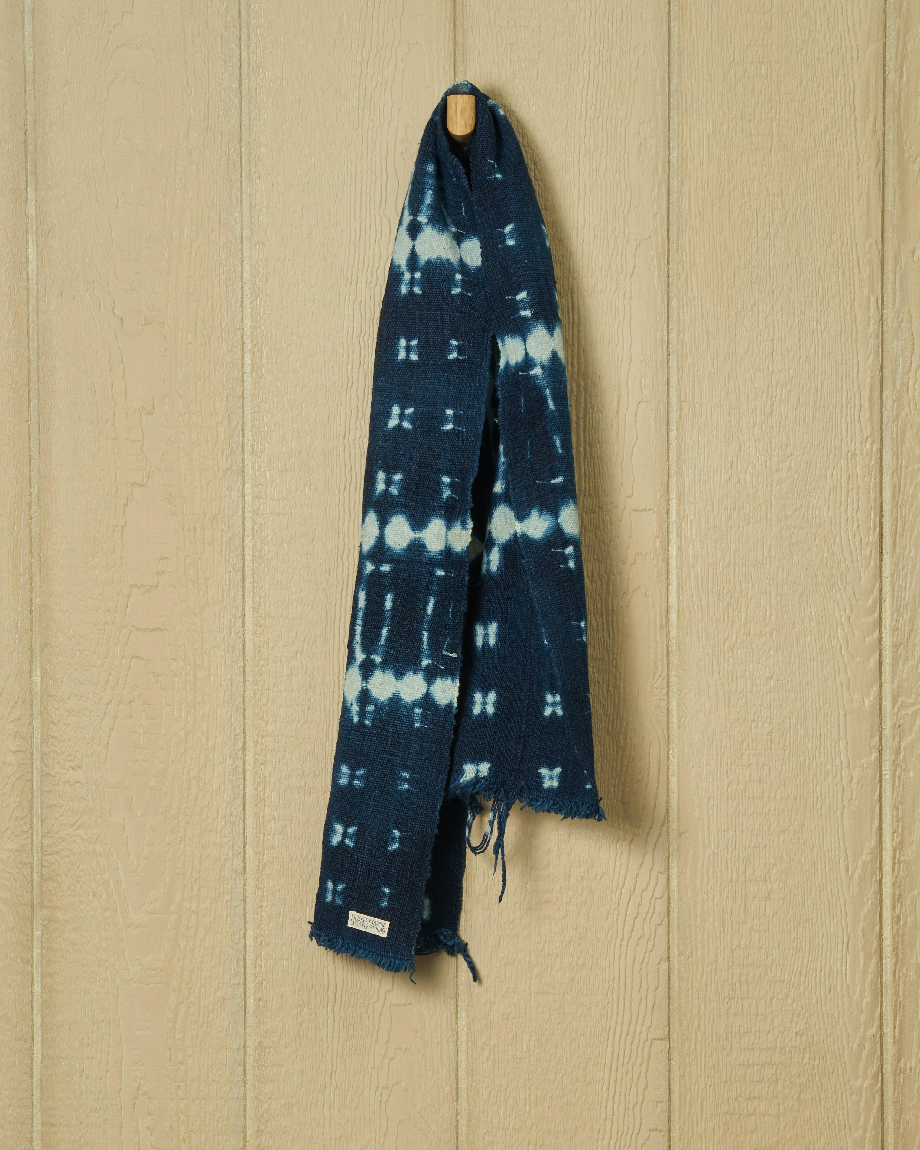 Mud Cloth Scarf in Indigo Product Image