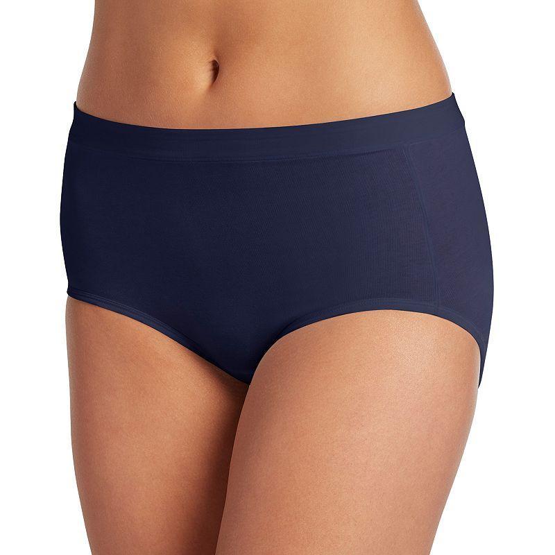 Womens Jockey Cotton Stretch Brief Panty 1556 Gray Grey Product Image