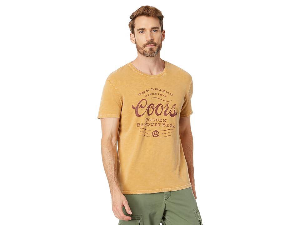 Lucky Brand Coors Western Tee (Honey Mustard) Men's T Shirt Product Image