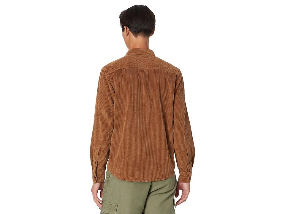 Lucky Brand Corduroy Workwear Long Sleeve Shirt (Thrush) Men's T Shirt Product Image