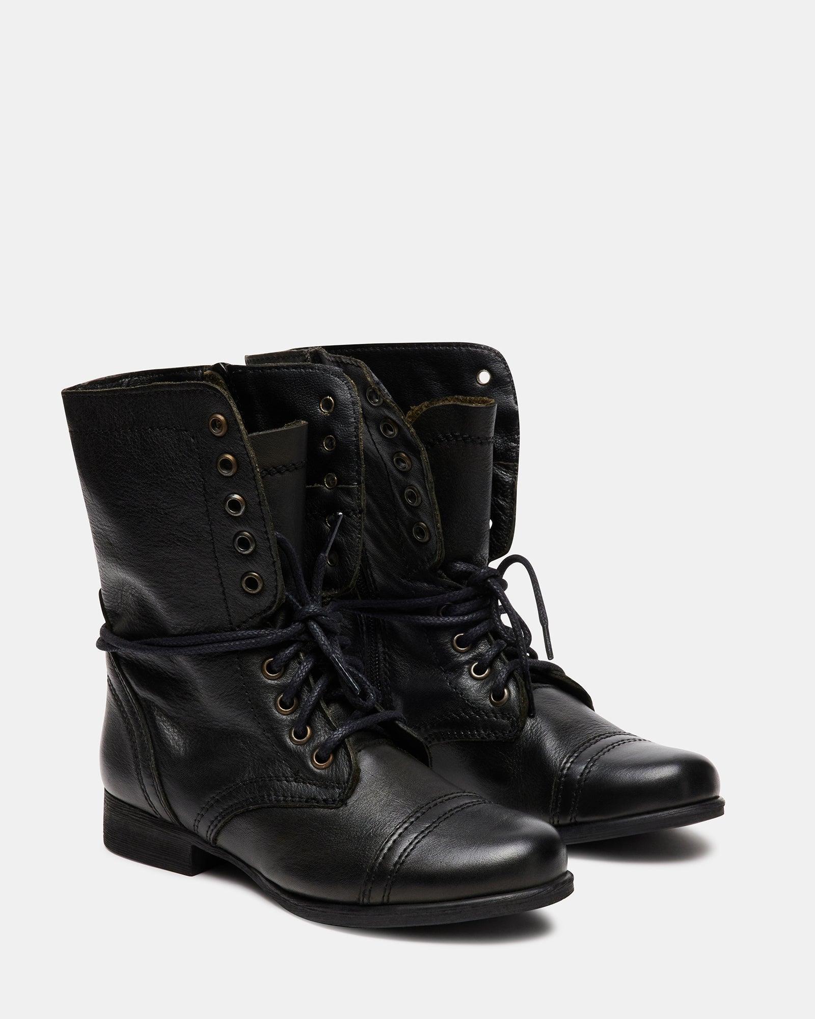 TROOPA BLACK LEATHER - SM REBOOTED Female Product Image