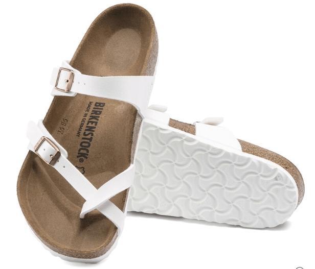 Birkenstock Mayari White Birko-Flor Regular Width Product Image