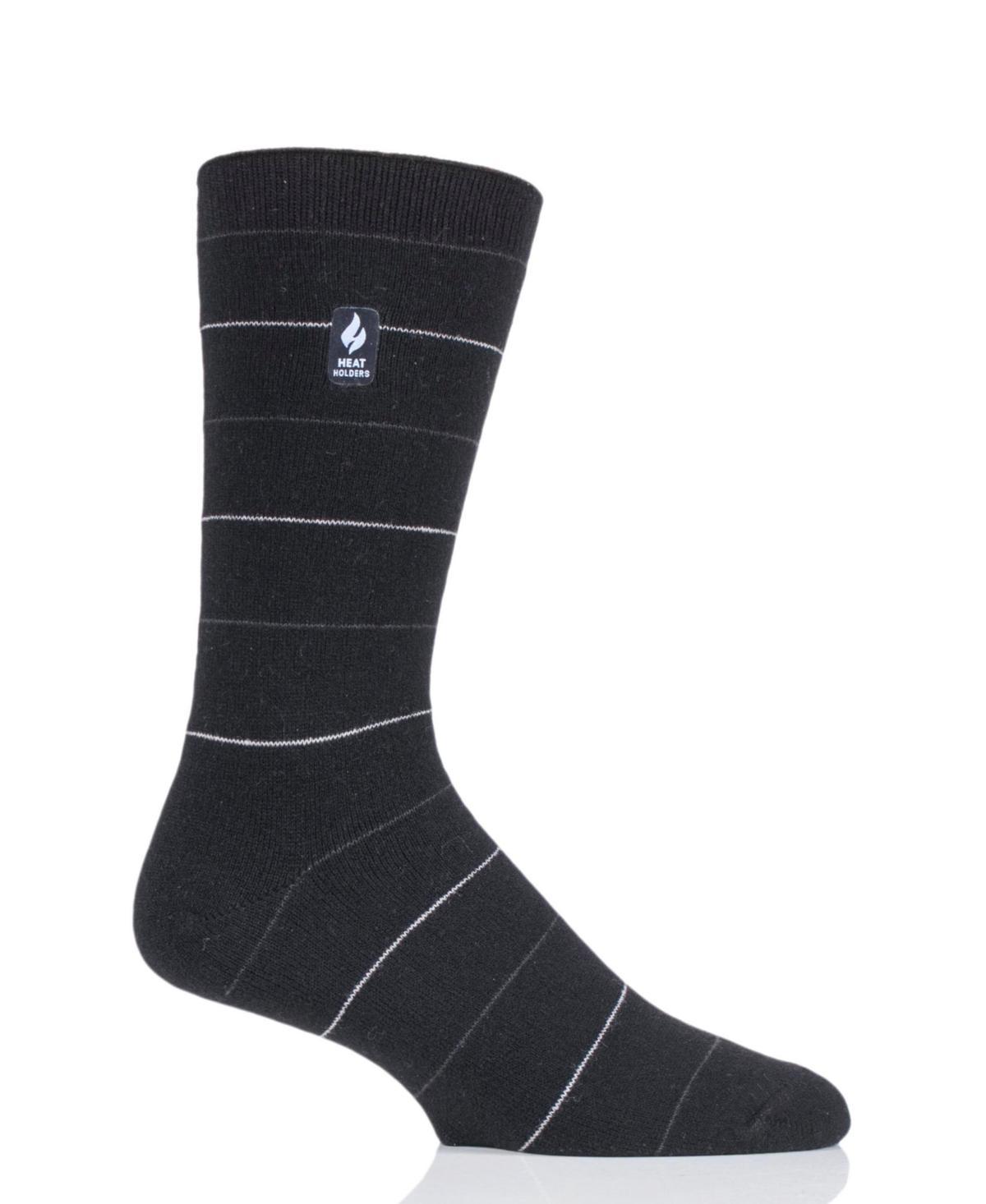 Heat Holders Mens Ultra Lite Corbin Fine Stripe Crew Sock Product Image