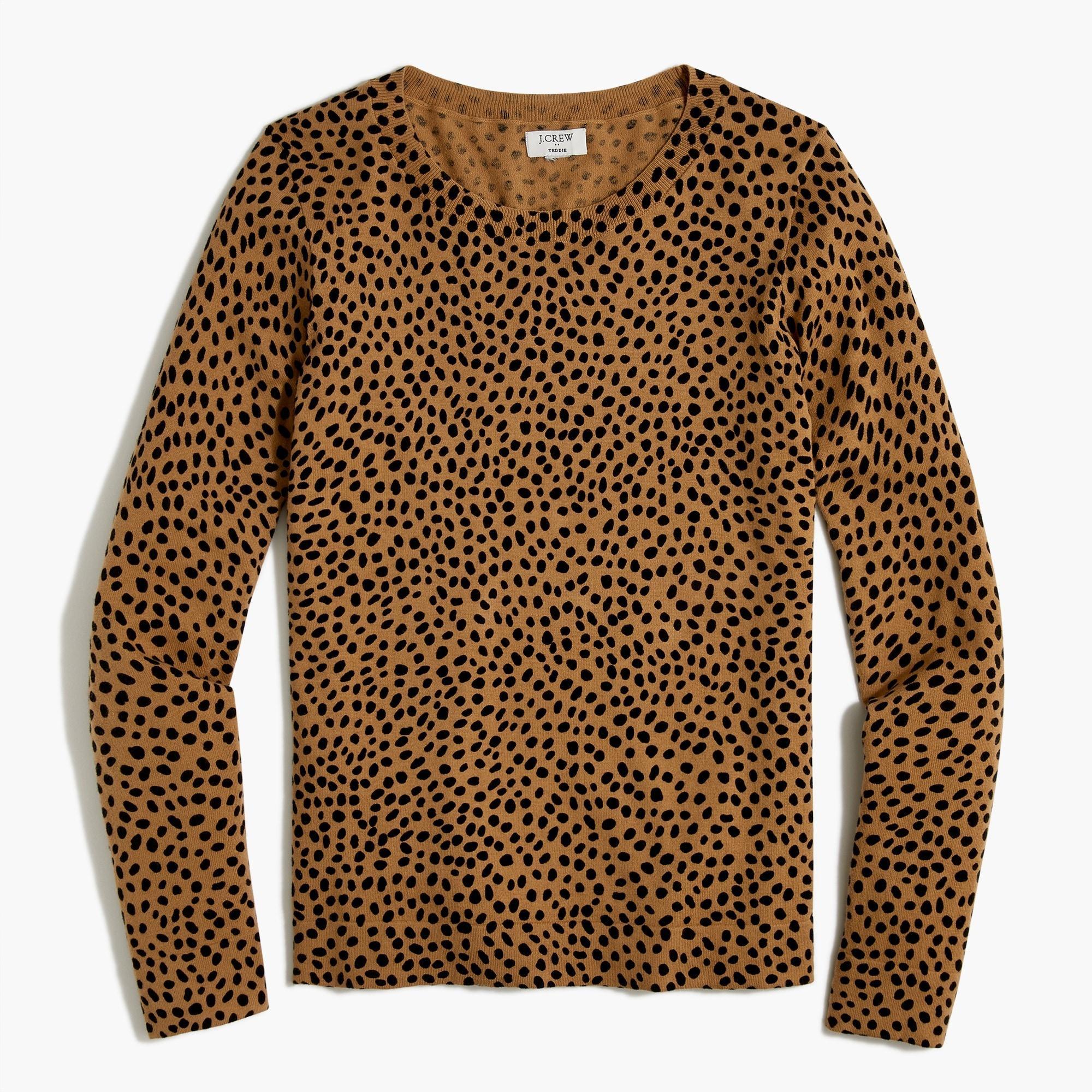 Cheetah Teddie sweater Product Image