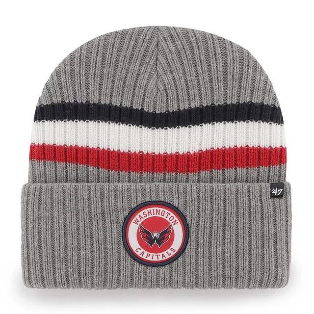 Mens 47 Charcoal Washington Capitals Highline Cuffed Knit Hat Product Image