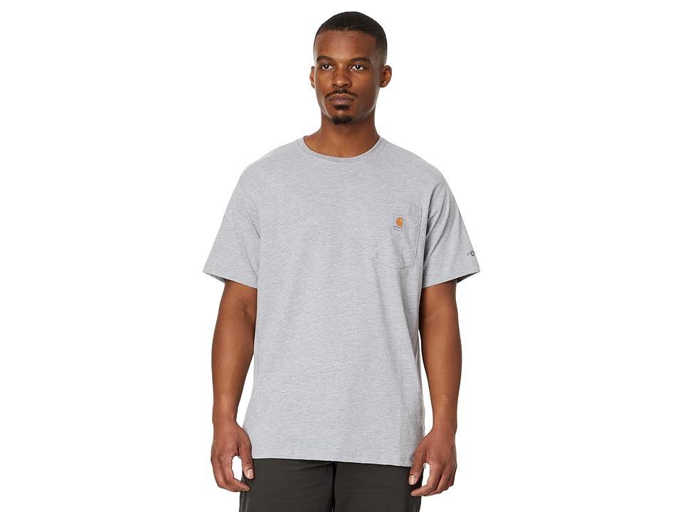 Carhartt Force Relaxed Fit Midweight Short Sleeve Pocket Tee (Heather ) Men's Clothing Product Image