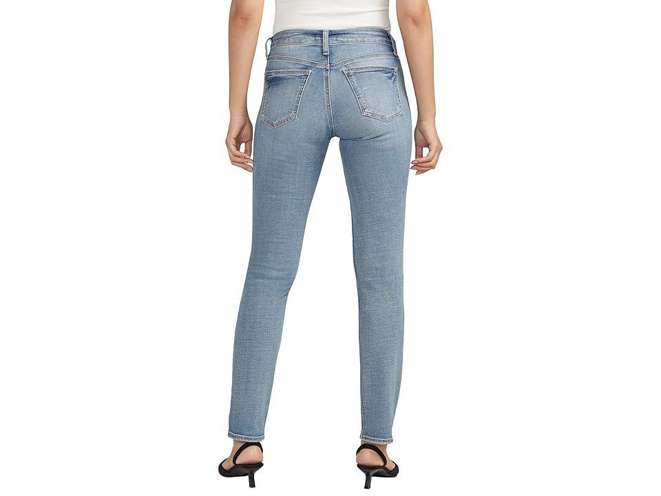 Silver Jeans Co. Suki Mid-Rise Straight Leg Jeans L93413EAE283 (Indigo) Women's Jeans Product Image