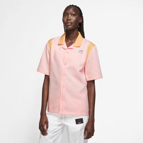 Jordan Womens Button Up Shirt - Atmosphere/Celestial Gold Product Image