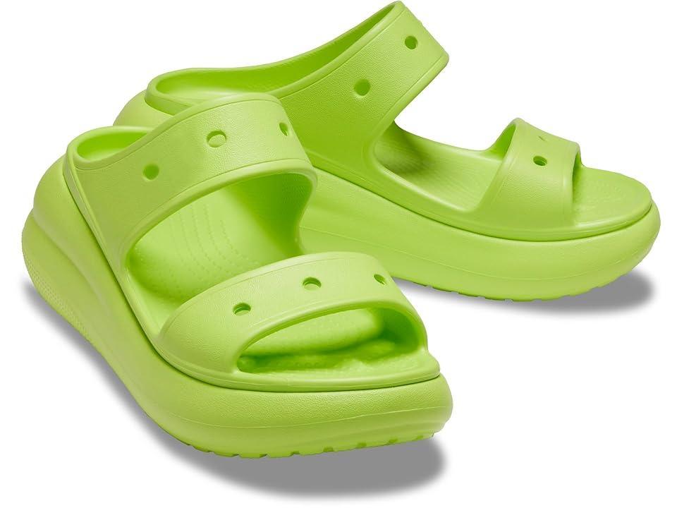 Crocs Classic Crush Sandal (Limeade) Shoes Product Image