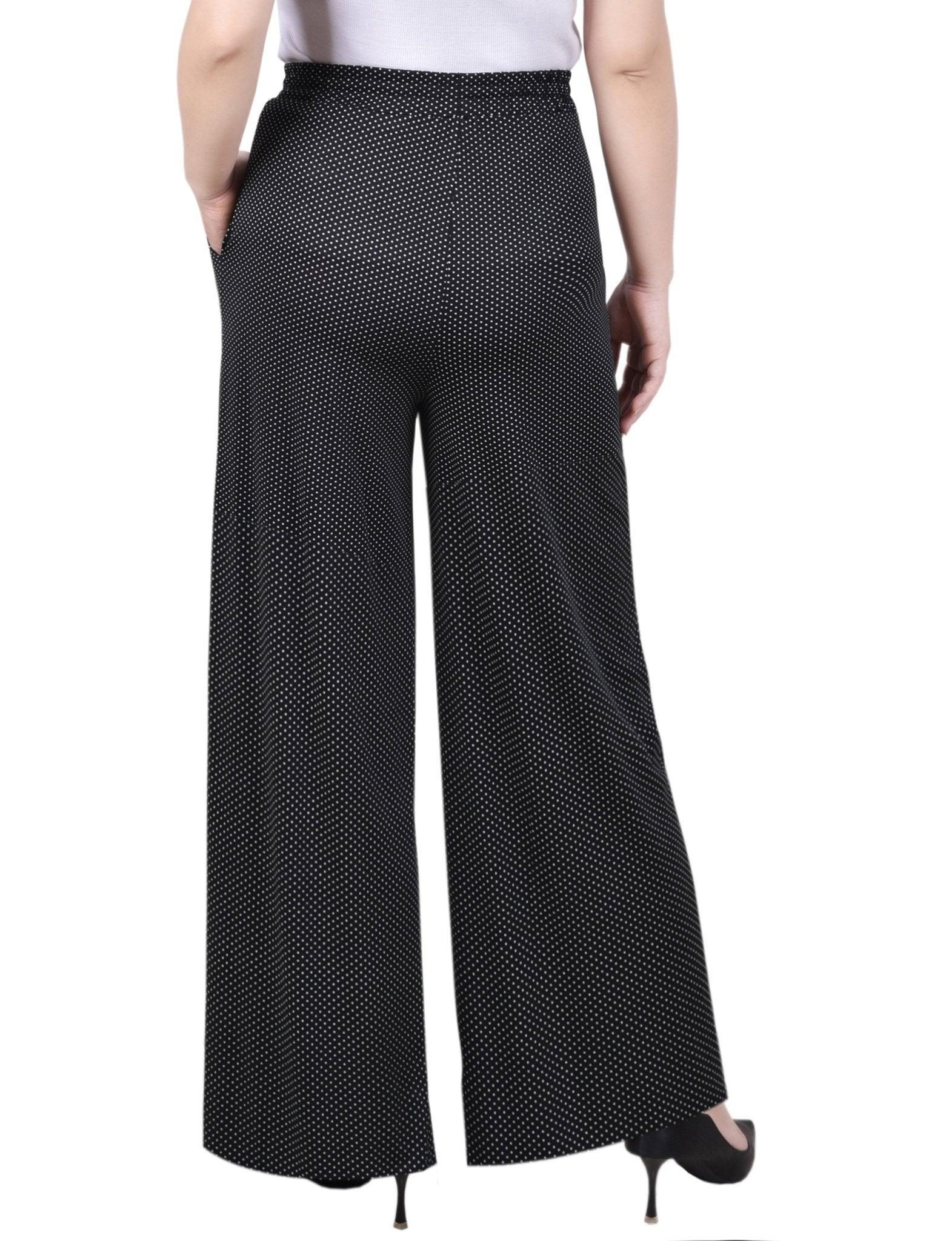 Wide Leg Pull On Pant - Petite Product Image