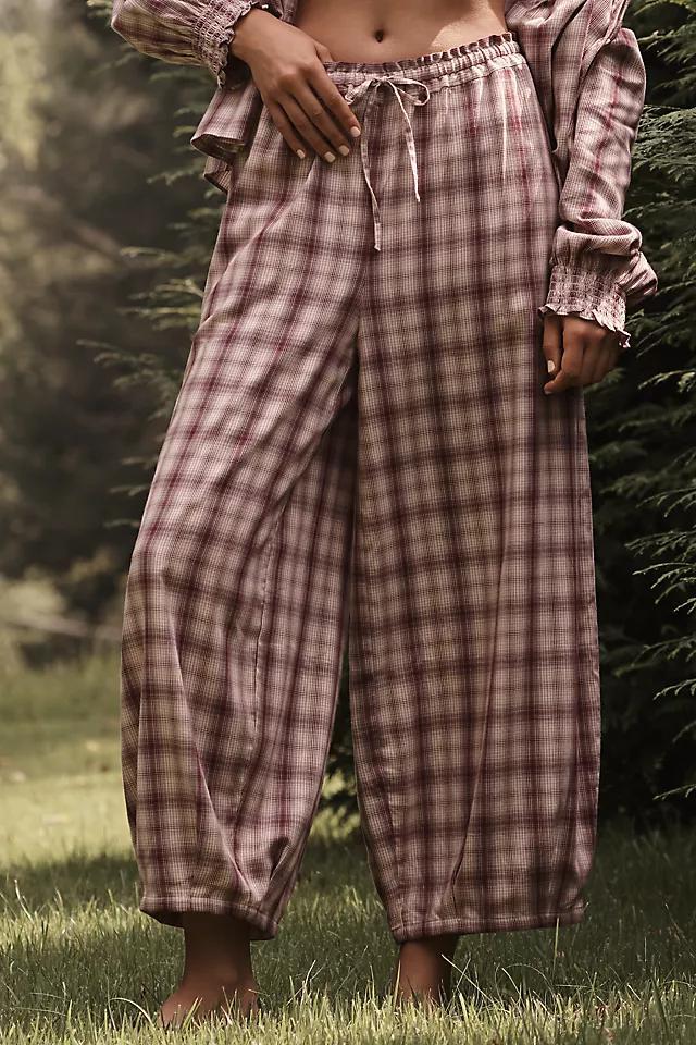 By Anthropologie Flannel Parachute Pajama Pants Product Image