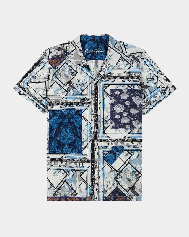 Men's The Hatch Geometric Camp Shirt Product Image