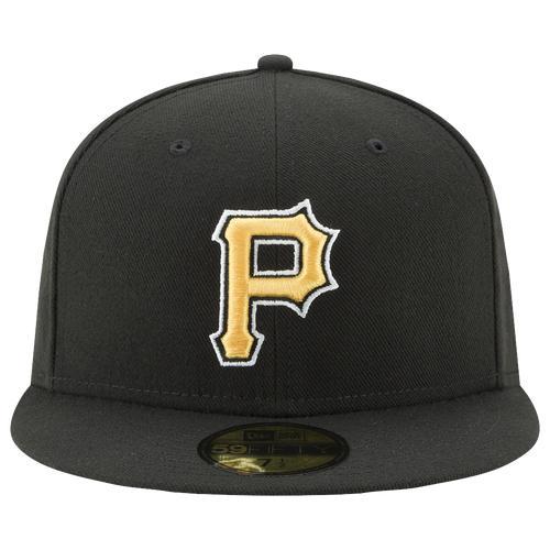 Mens New Era Black Pittsburgh Pirates Alternate Authentic Collection On-Field 59FIFTY Fitted Hat Product Image