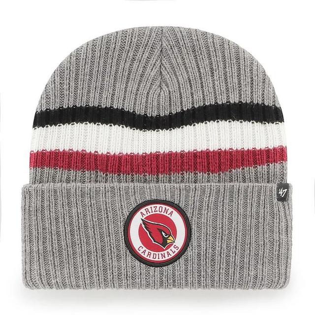 Mens 47 Gray Arizona Cardinals Highline Cuffed Knit Hat Product Image