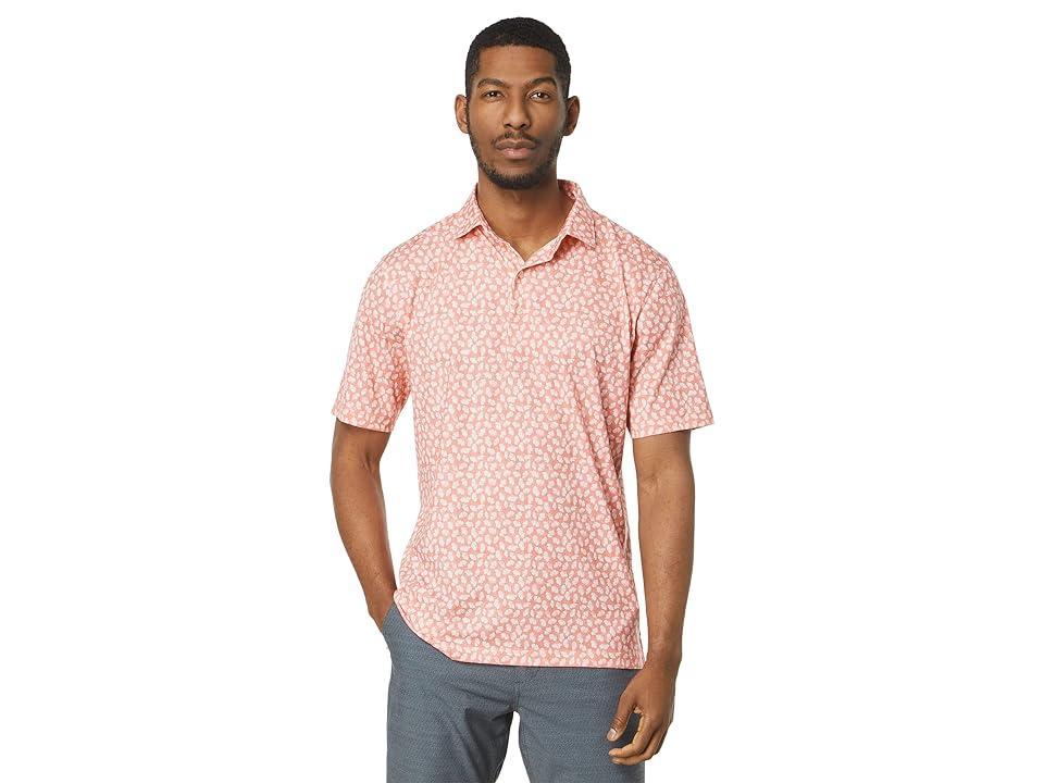 johnnie-O Betts Performance Polo (Tango) Men's Clothing Product Image