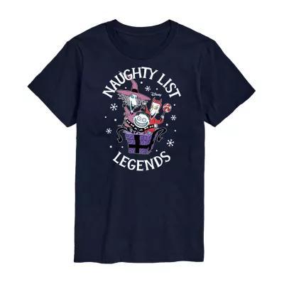 Juniors Tim Burton'S Naughty List Legends Tee Womens Crew Neck Short Sleeve Nightmare Before Christmas Graphic T-Shirt product image