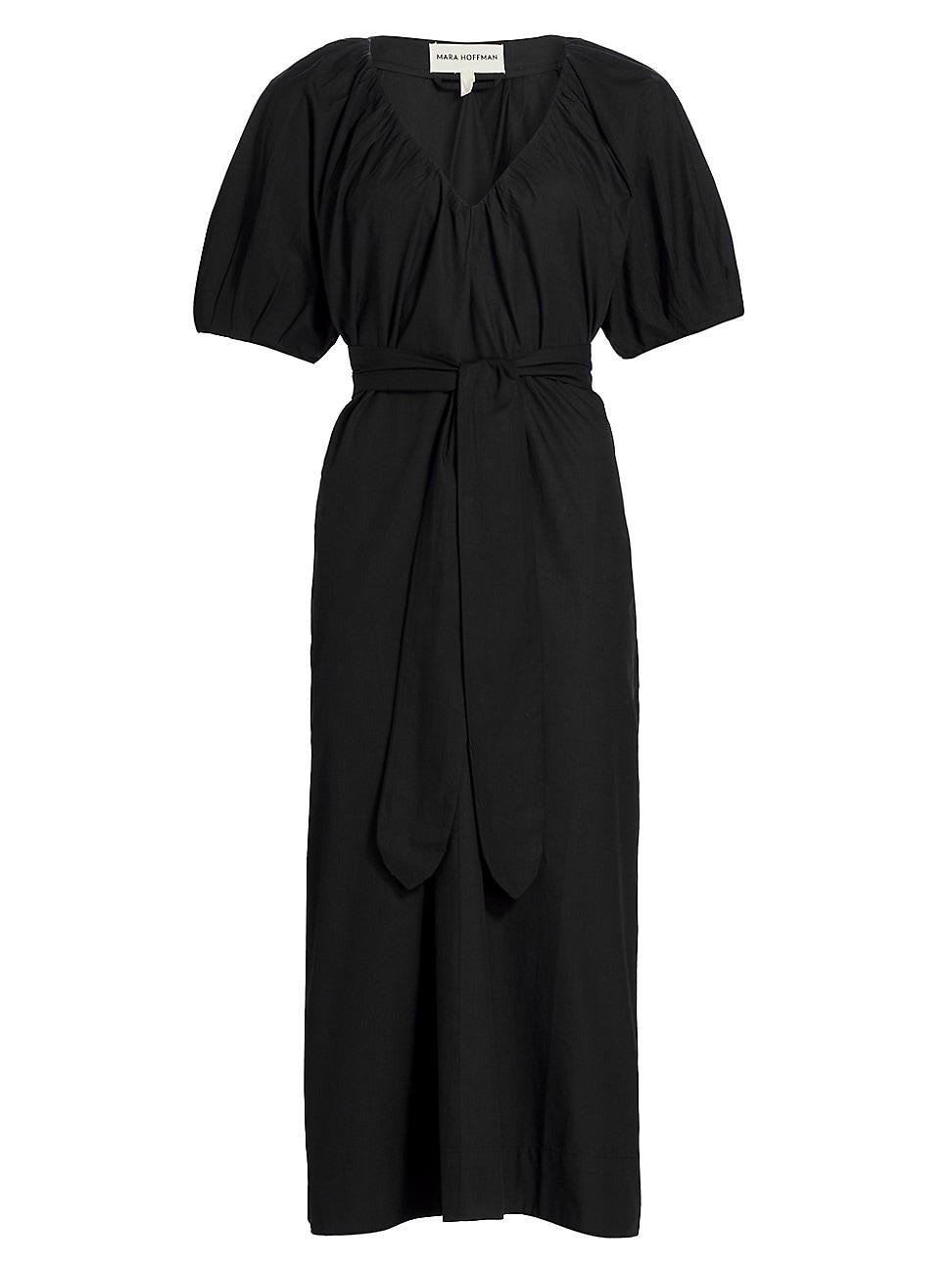 Womens Alora Belted Cocoon Midi-Dress Product Image