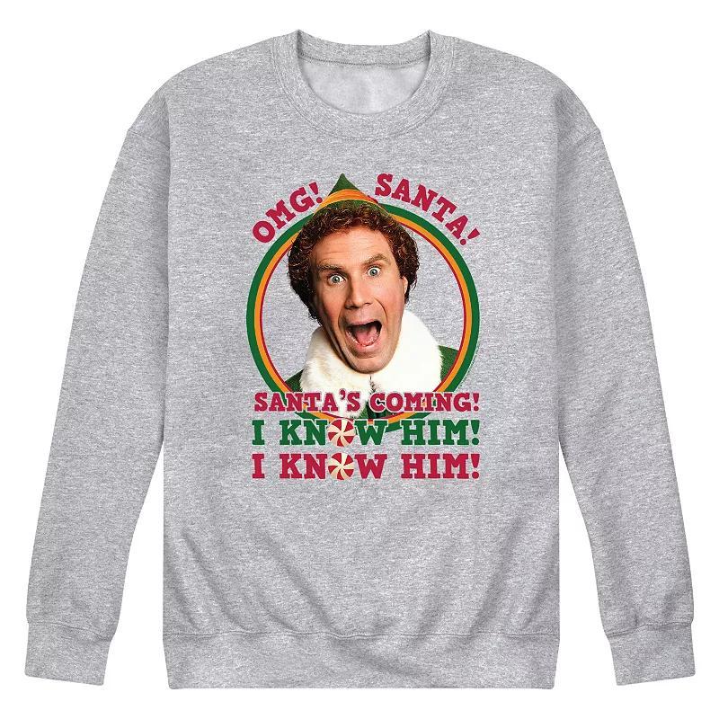 Mens Elf OMG Santa I Know Him Fleece Product Image