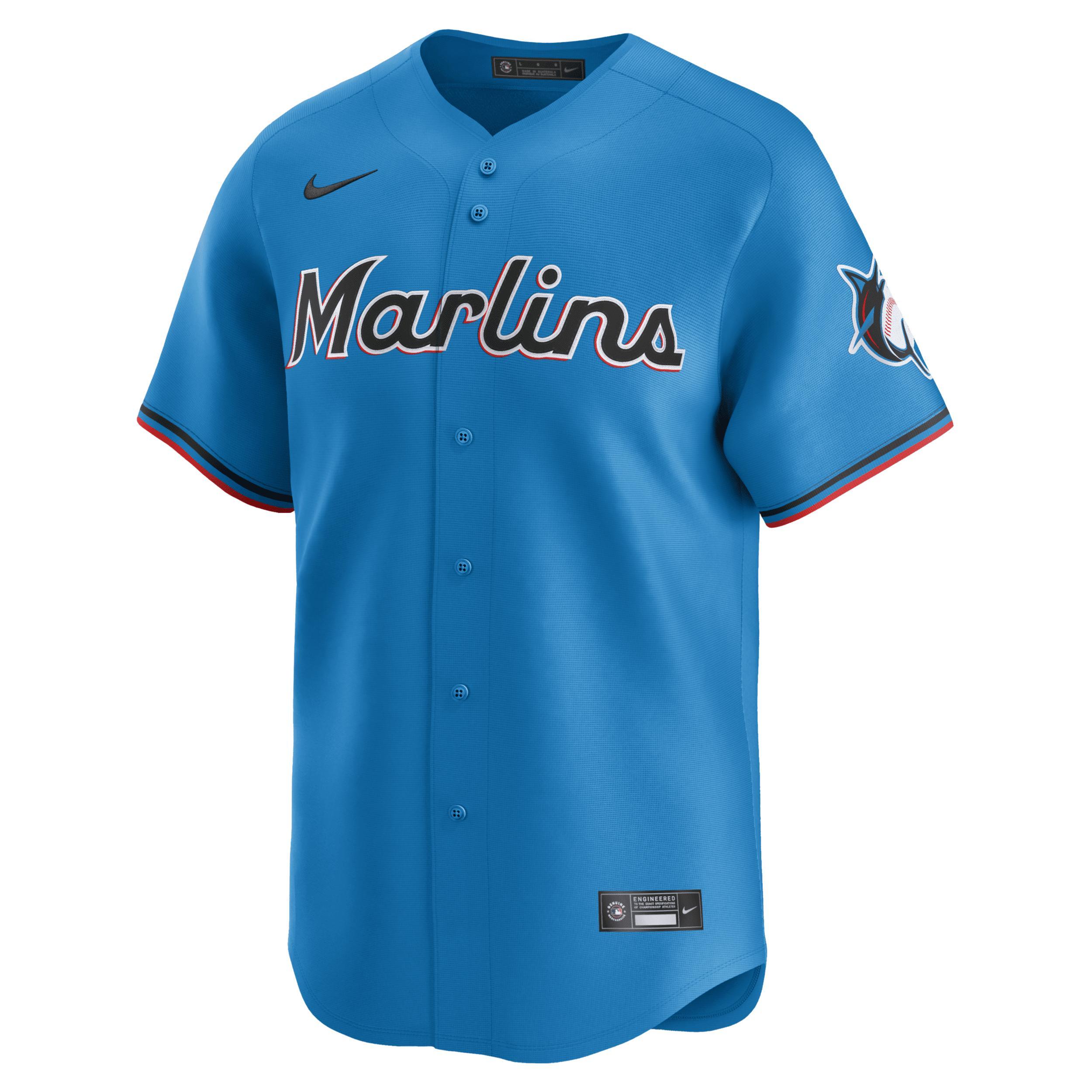 Jazz Chisholm Jr. Miami Marlins Nike Mens Dri-FIT ADV MLB Limited Jersey Product Image