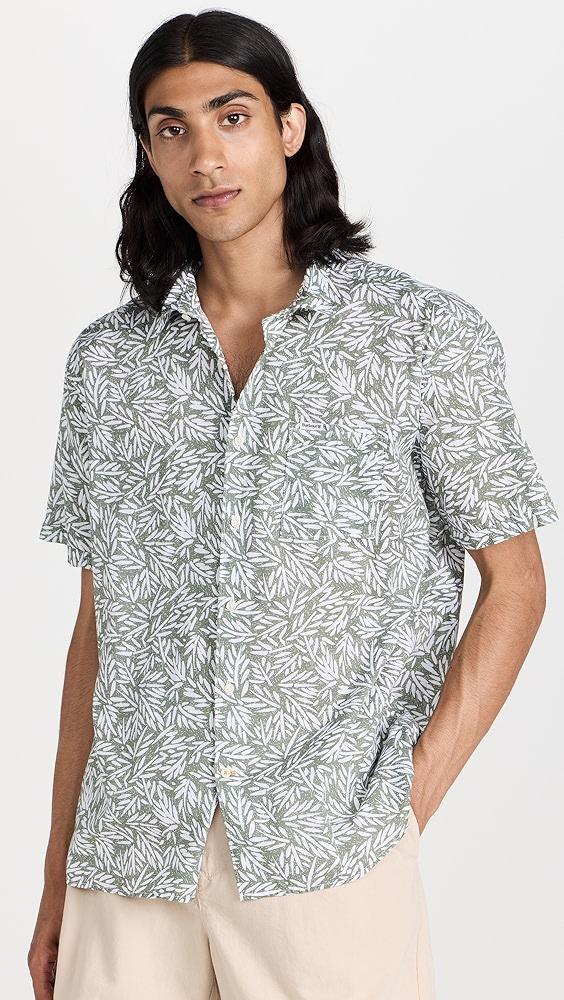 Barbour Jackstone Regular Short Sleeve Printed Summer Shirt | Shopbop Product Image