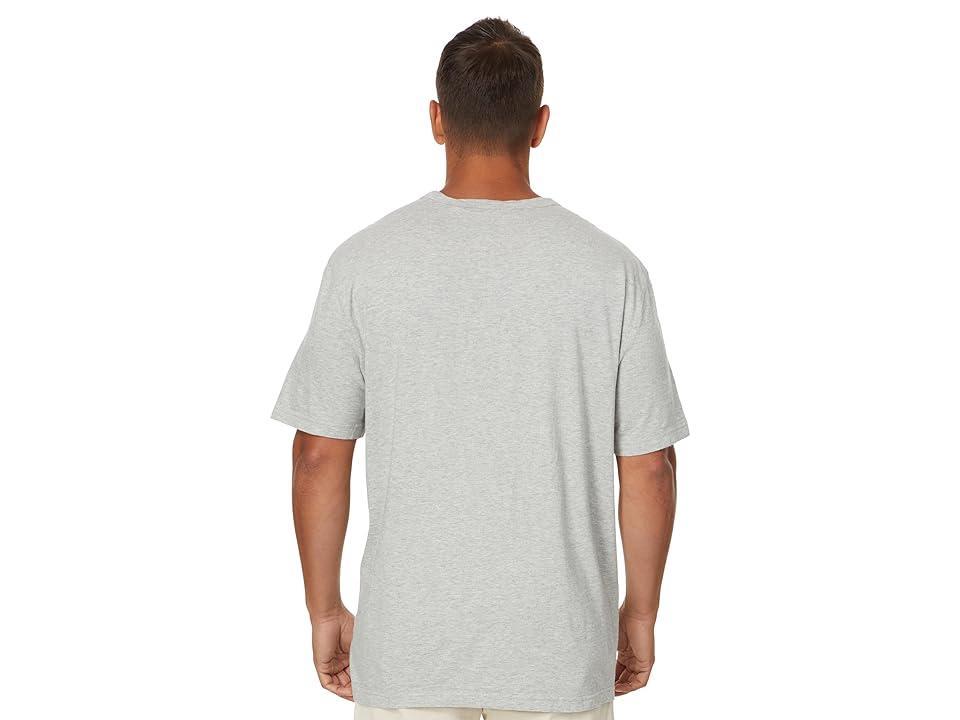 Faherty Surf Stripe Sunwashed Tee (Heather Grey) Men's T Shirt Product Image