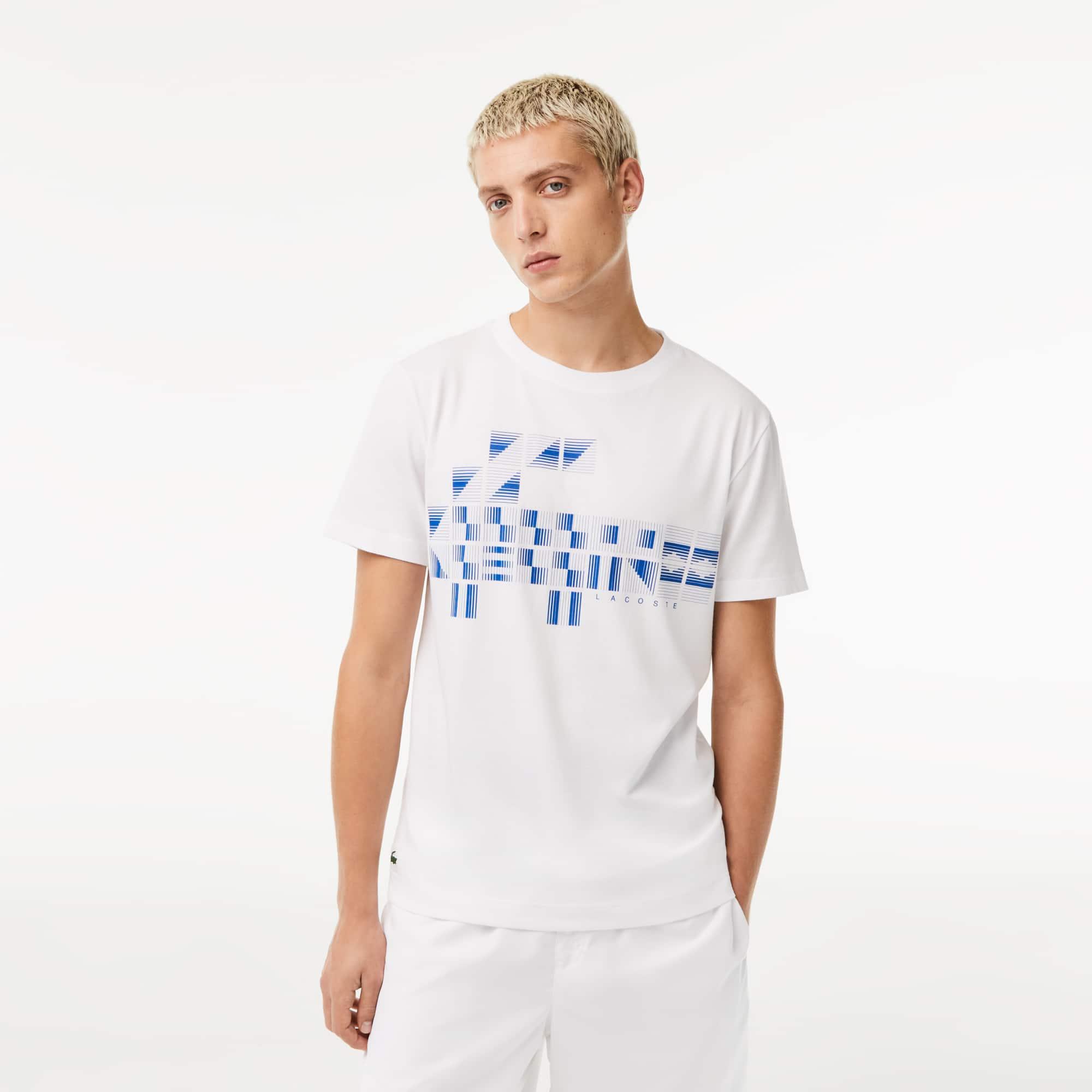 Men's Lacoste SPORT x Novak Djokovic Printed T-Shirt Product Image