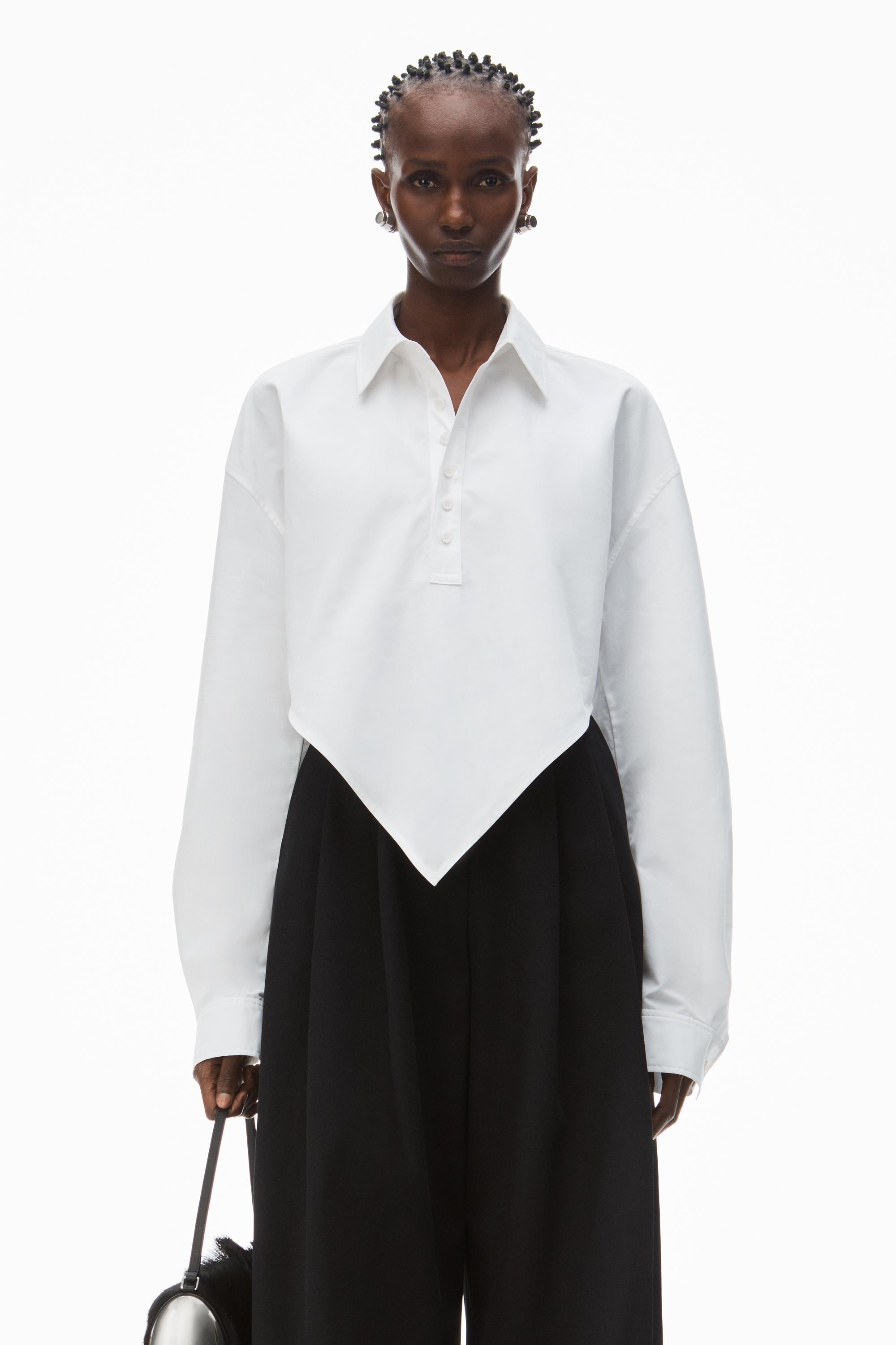 Pointed Shirt In Organic Cotton Product Image