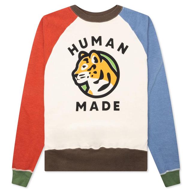 Tsuriami Crazy Sweatshirt - White Male Product Image