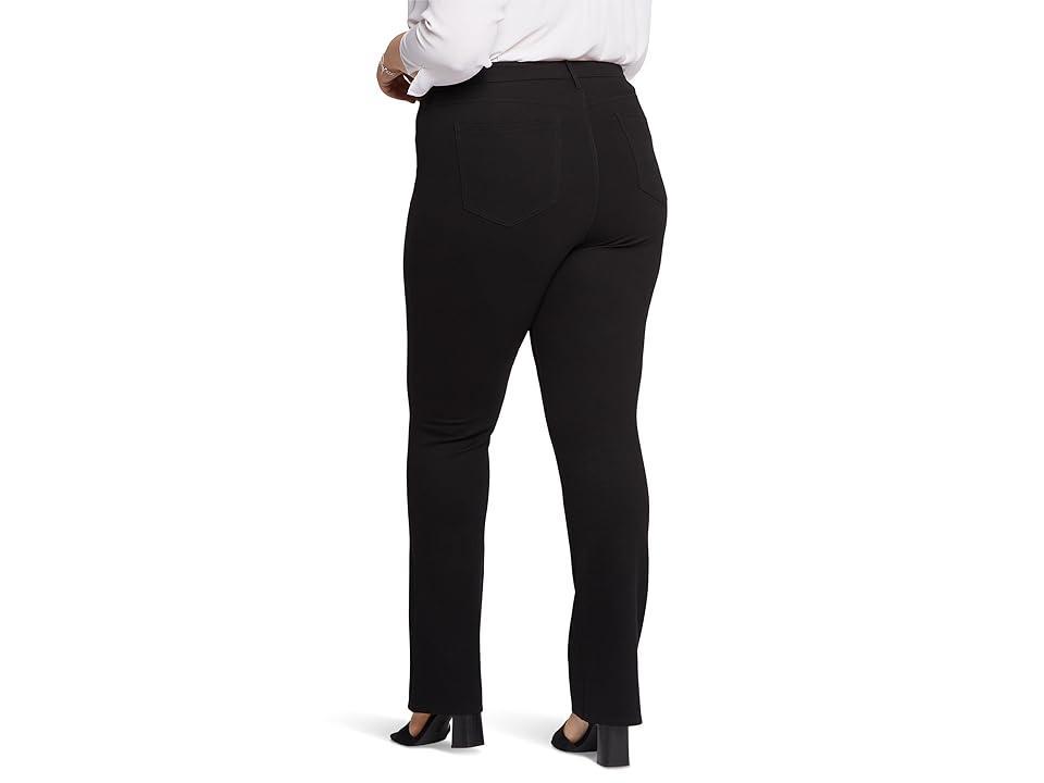 NYDJ Plus Size Marilyn 5-Pocket Straight Leg Stretch Ponte Pants Product Image