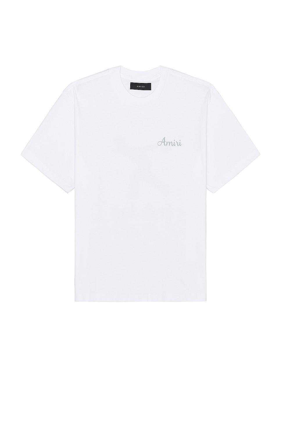 Amiri Lanesplitters Tee White. (also in L, M, S). Product Image